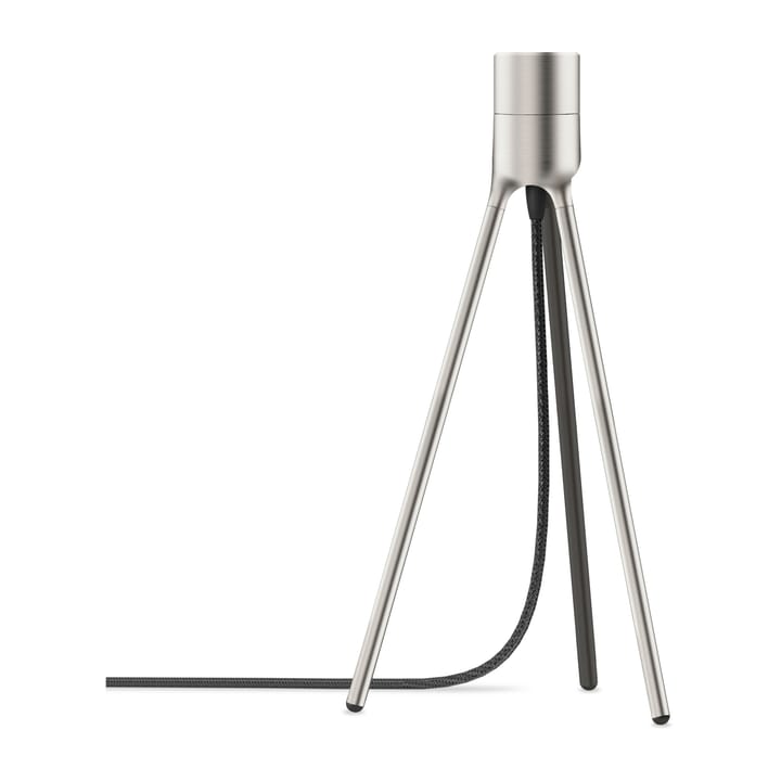 Pie de lámpara de mesa Tripod - acero cepillado - Umage