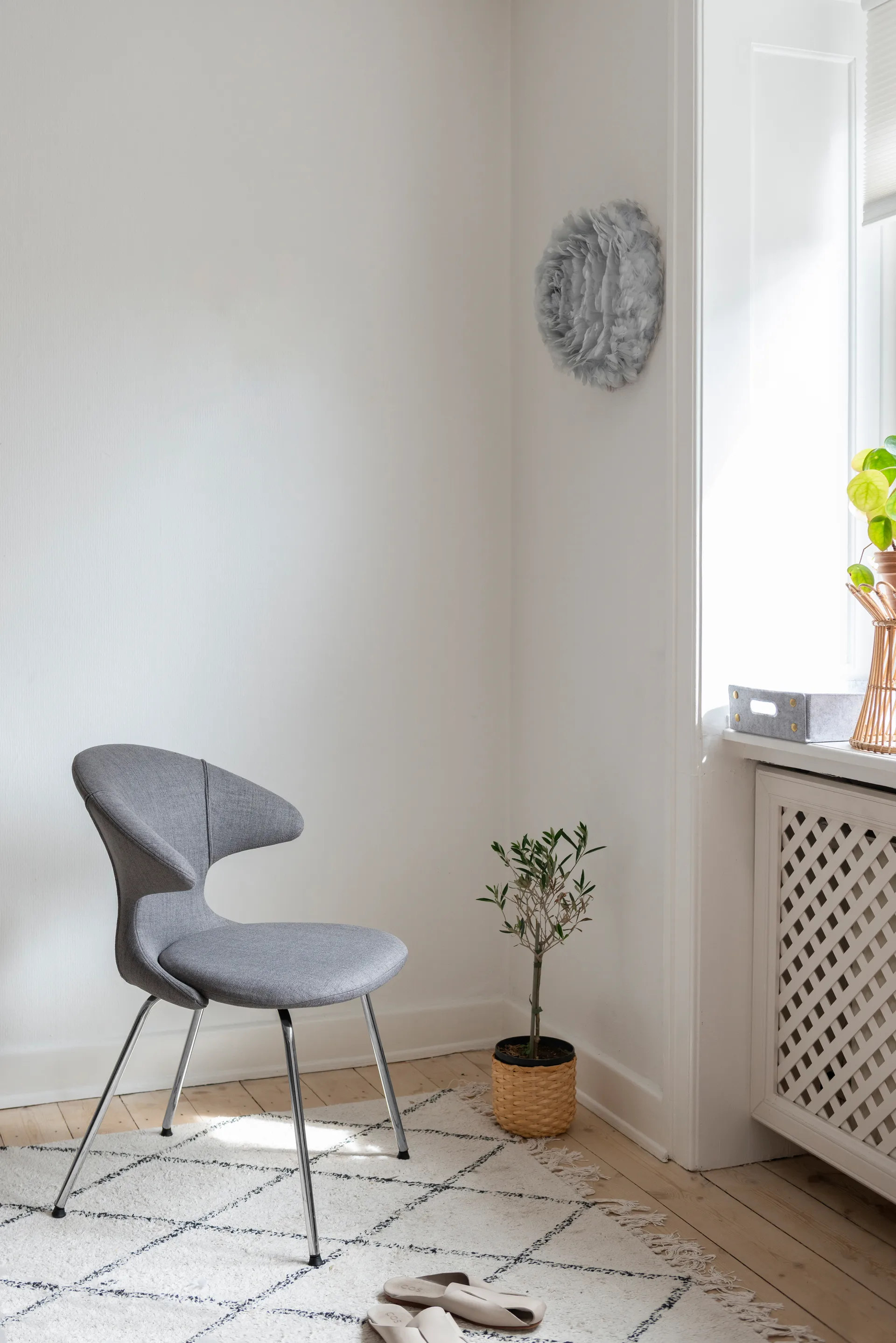 Plafón Eos Up gris, 45 cm Umage
