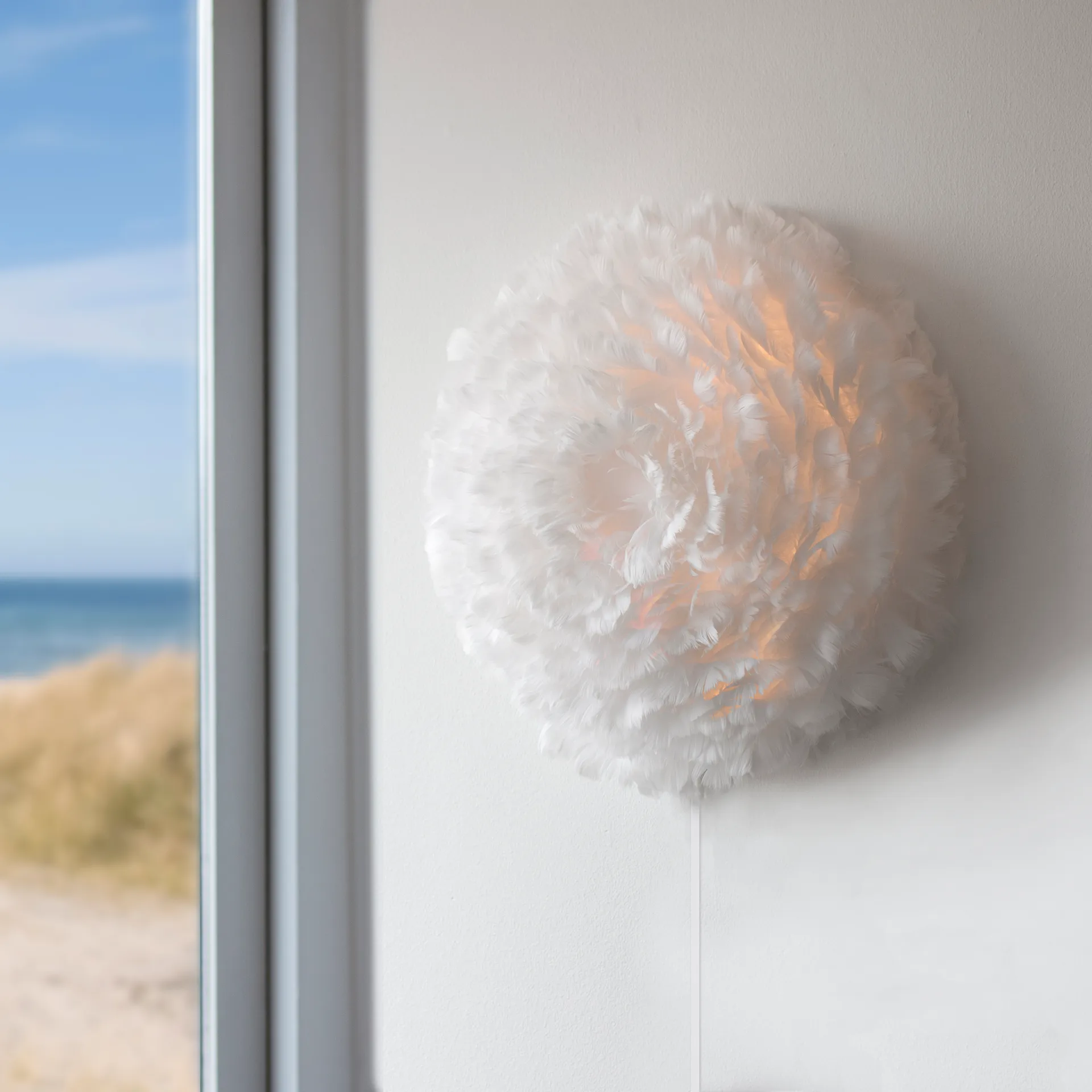 Plafón Up Eos blanco, 40 cm Umage