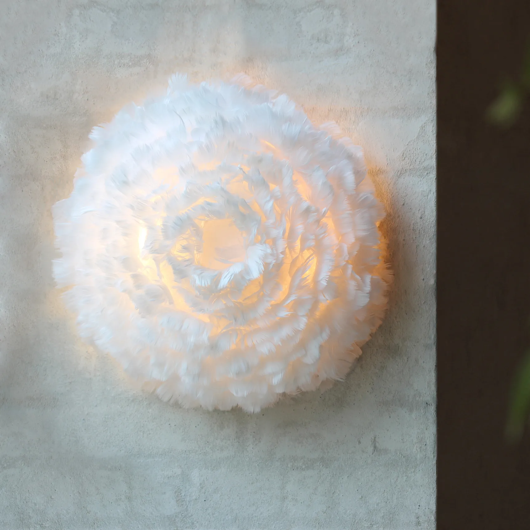 Plafón Up Eos blanco, 40 cm Umage