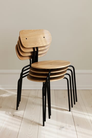 Silla Curious - Oak-black legs - Umage