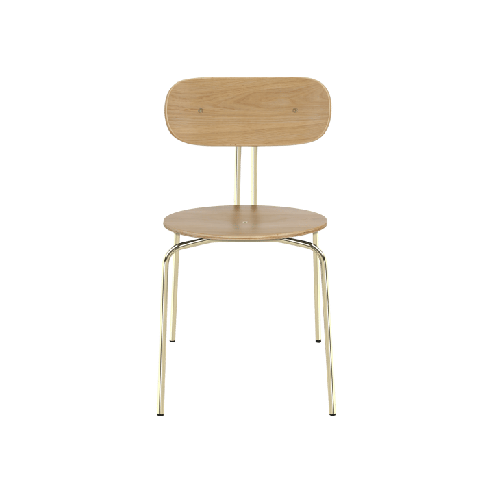 Silla Curious, Oak-brass legs Umage