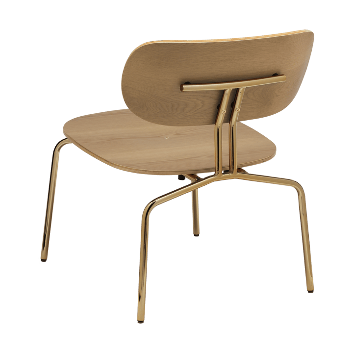 Sillón lounge Curious, Oak-brass Umage