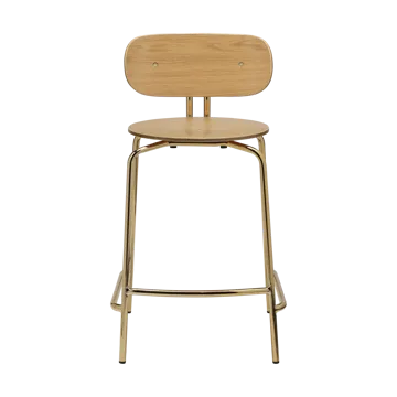 Taburete Curious 65 cm - Oak-brass - Umage
