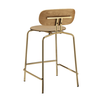 Taburete Curious 65 cm - Oak-brass - Umage