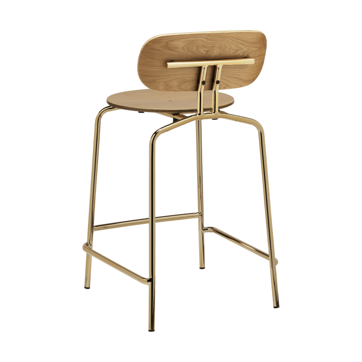 Taburete Curious 65 cm, Oak-brass Umage