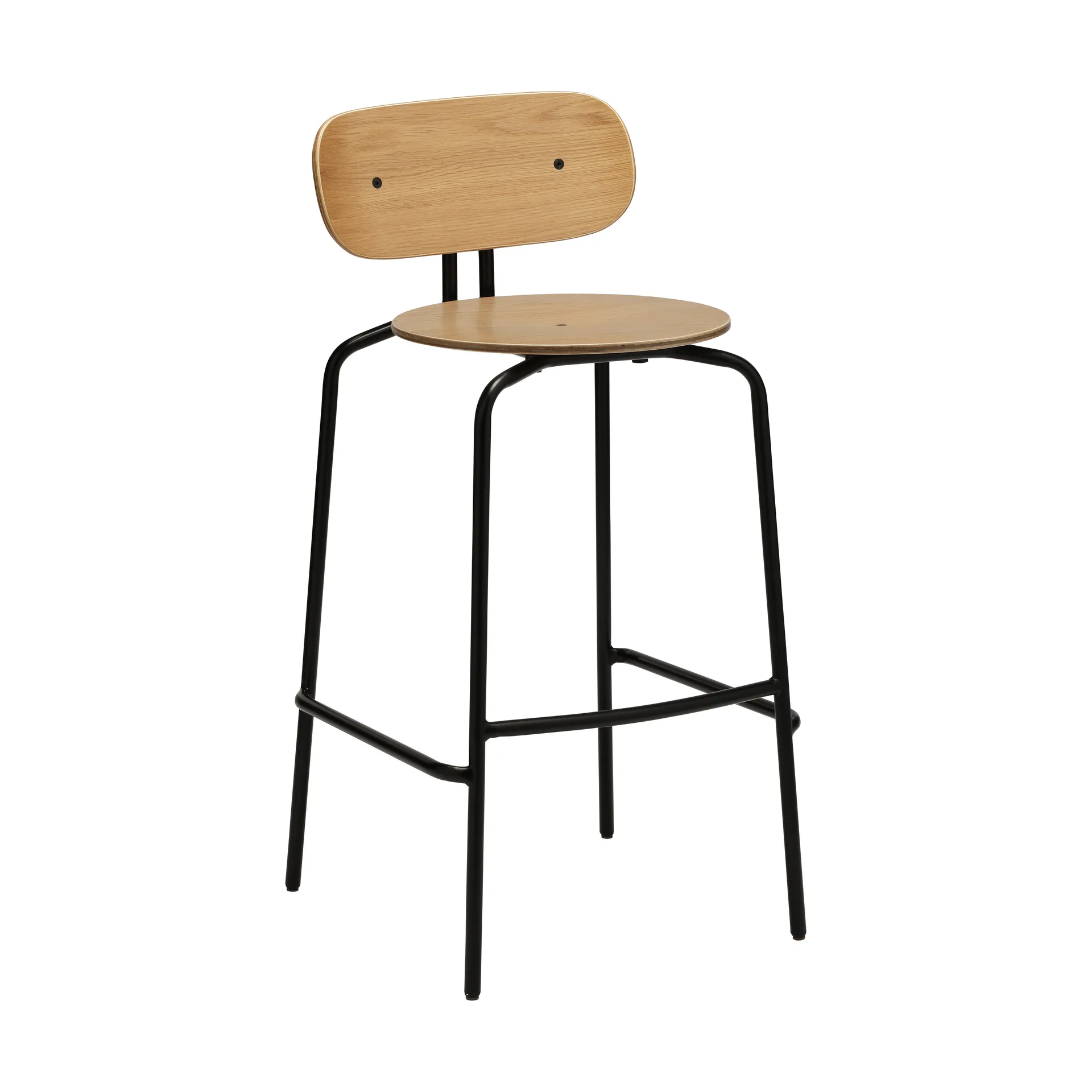 Taburete Curious 75 cm, Oak-black Umage