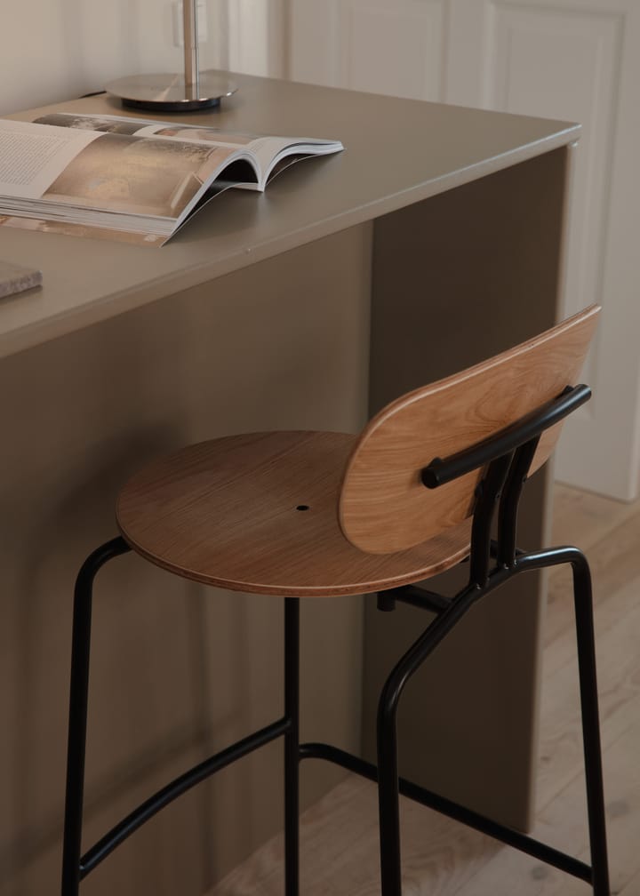 Taburete Curious 75 cm, Oak-black Umage
