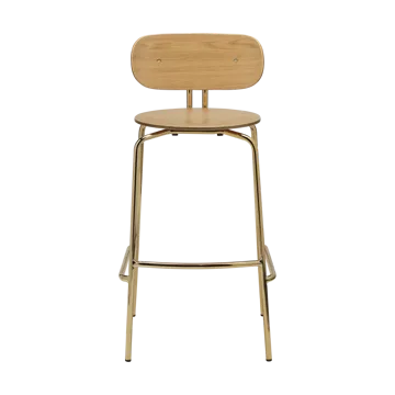 Taburete Curious 75 cm - Oak-brass - Umage