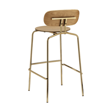 Taburete Curious 75 cm - Oak-brass - Umage