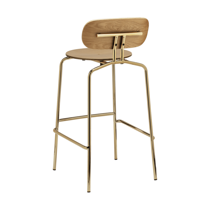 Taburete Curious 75 cm, Oak-brass Umage