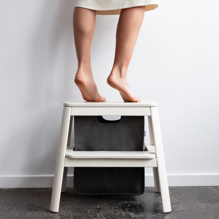 Taburete Step it up, Pearl white Umage