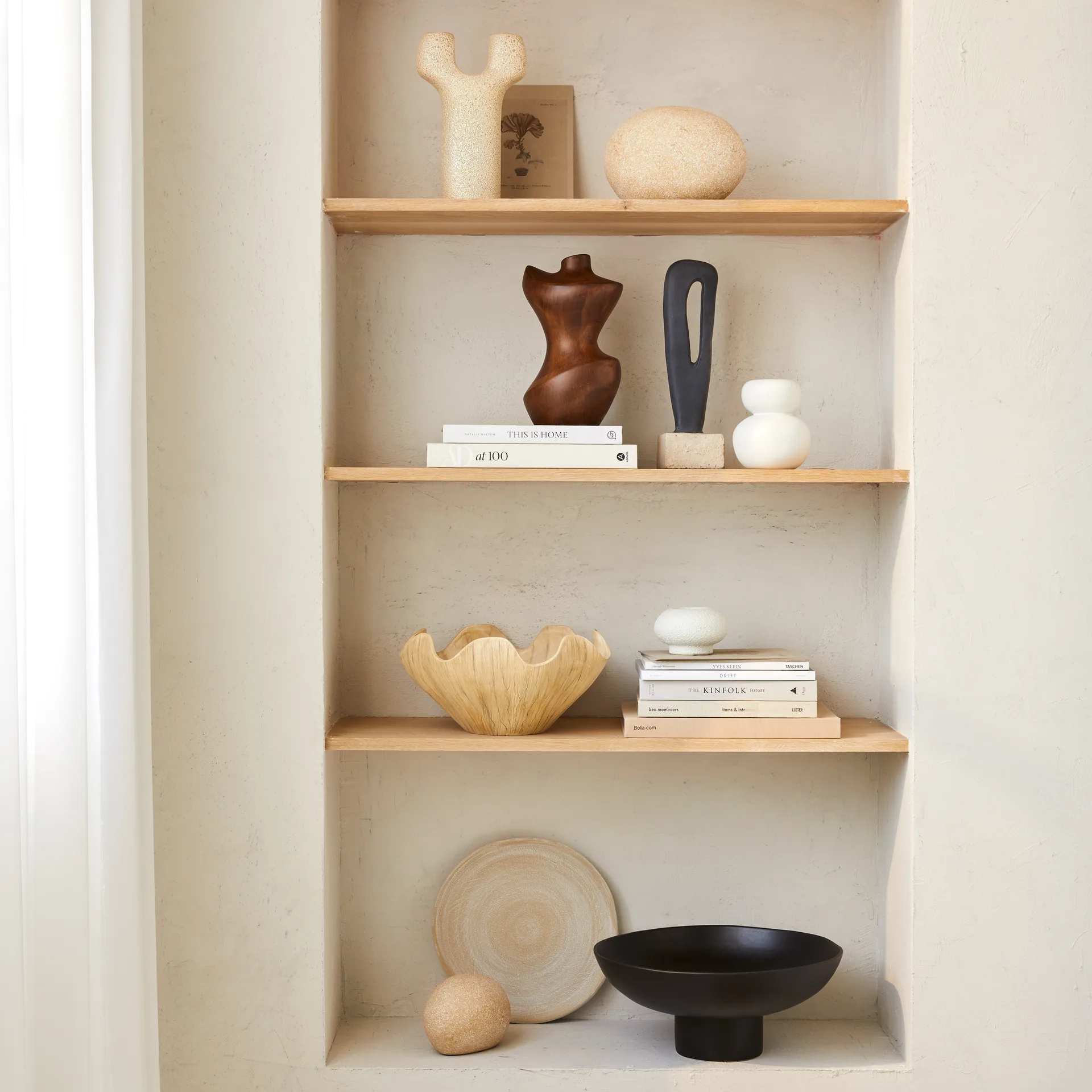 Bol decorativo Hera Ø35 cm, Natural URBAN NATURE CULTURE