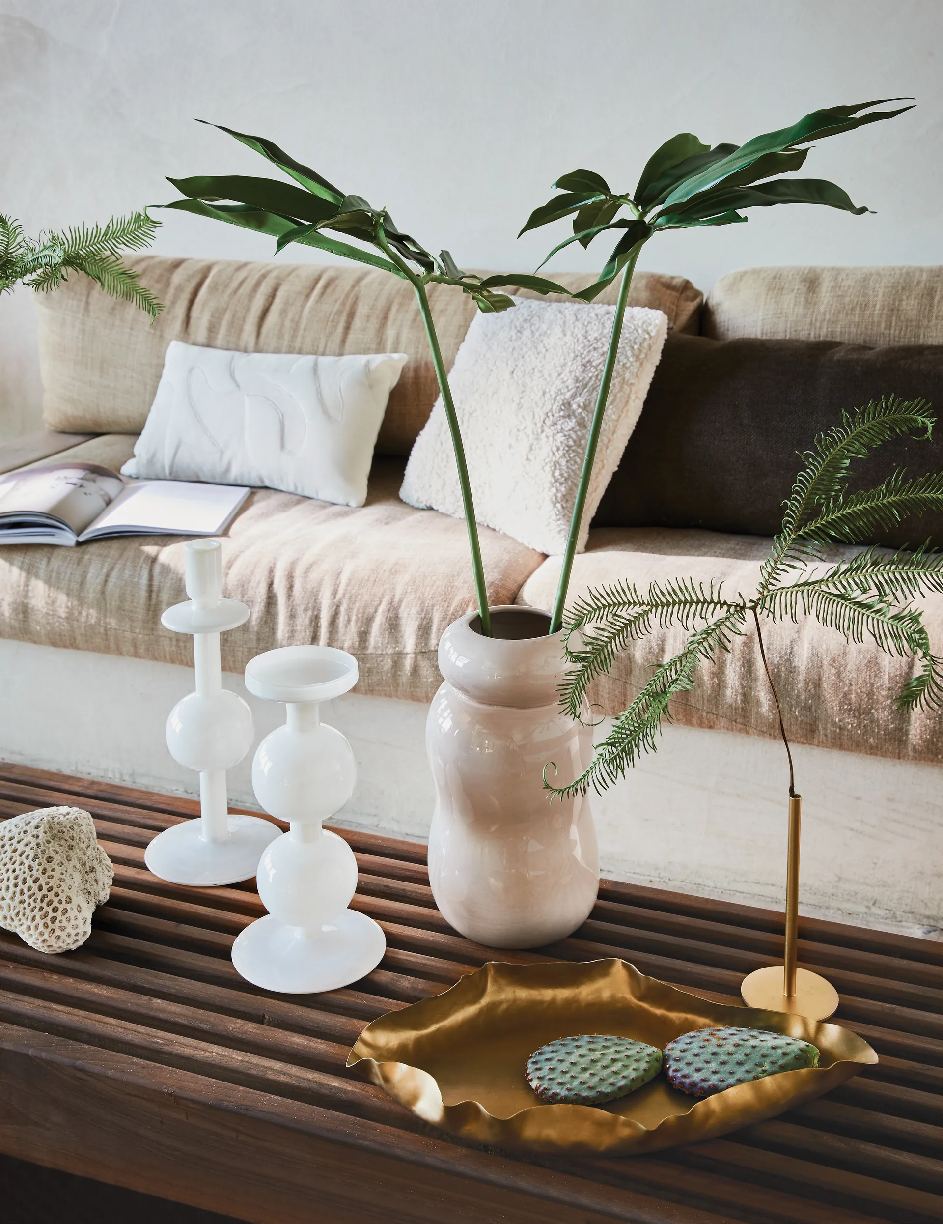 Candelabro Bulb 30 cm, blanco URBAN NATURE CULTURE