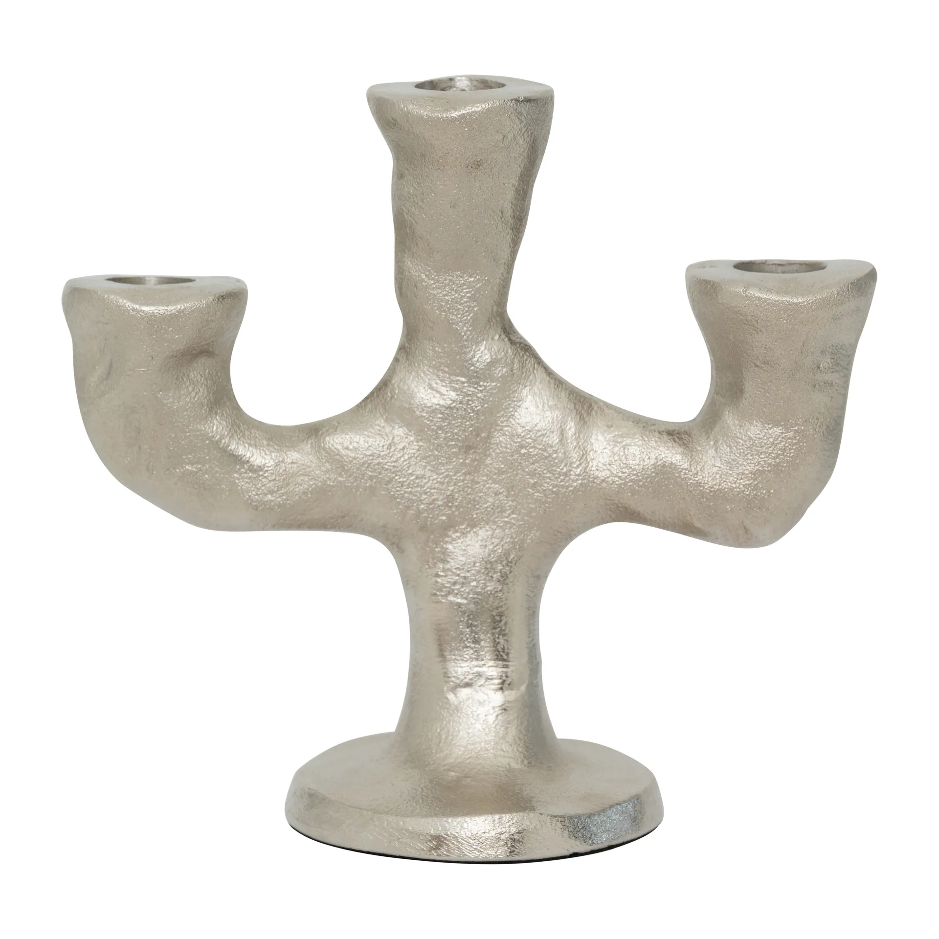 Candelabro D'argento 18 cm, Silver URBAN NATURE CULTURE