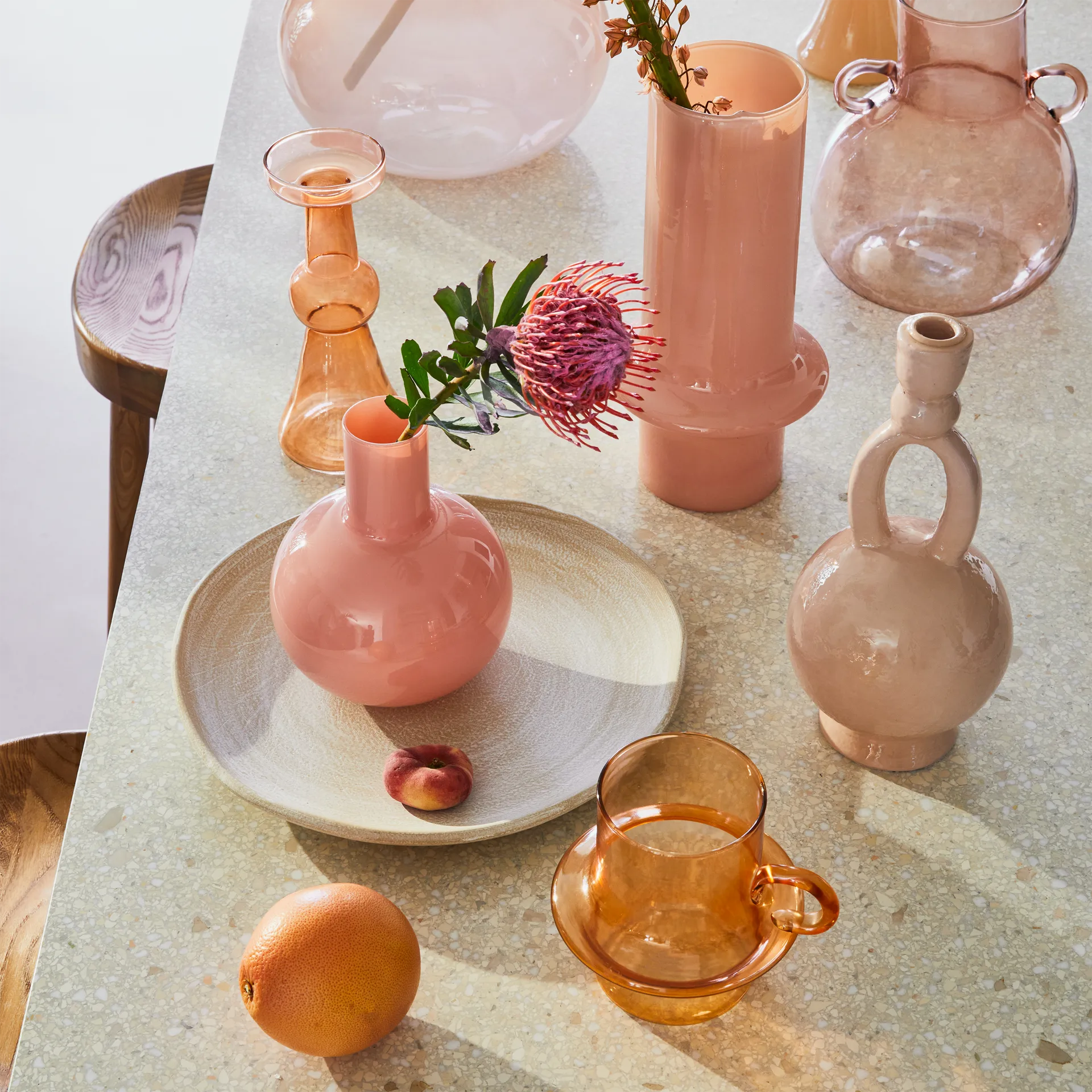 Candelabro Paradiso 29 cm, Old pink URBAN NATURE CULTURE