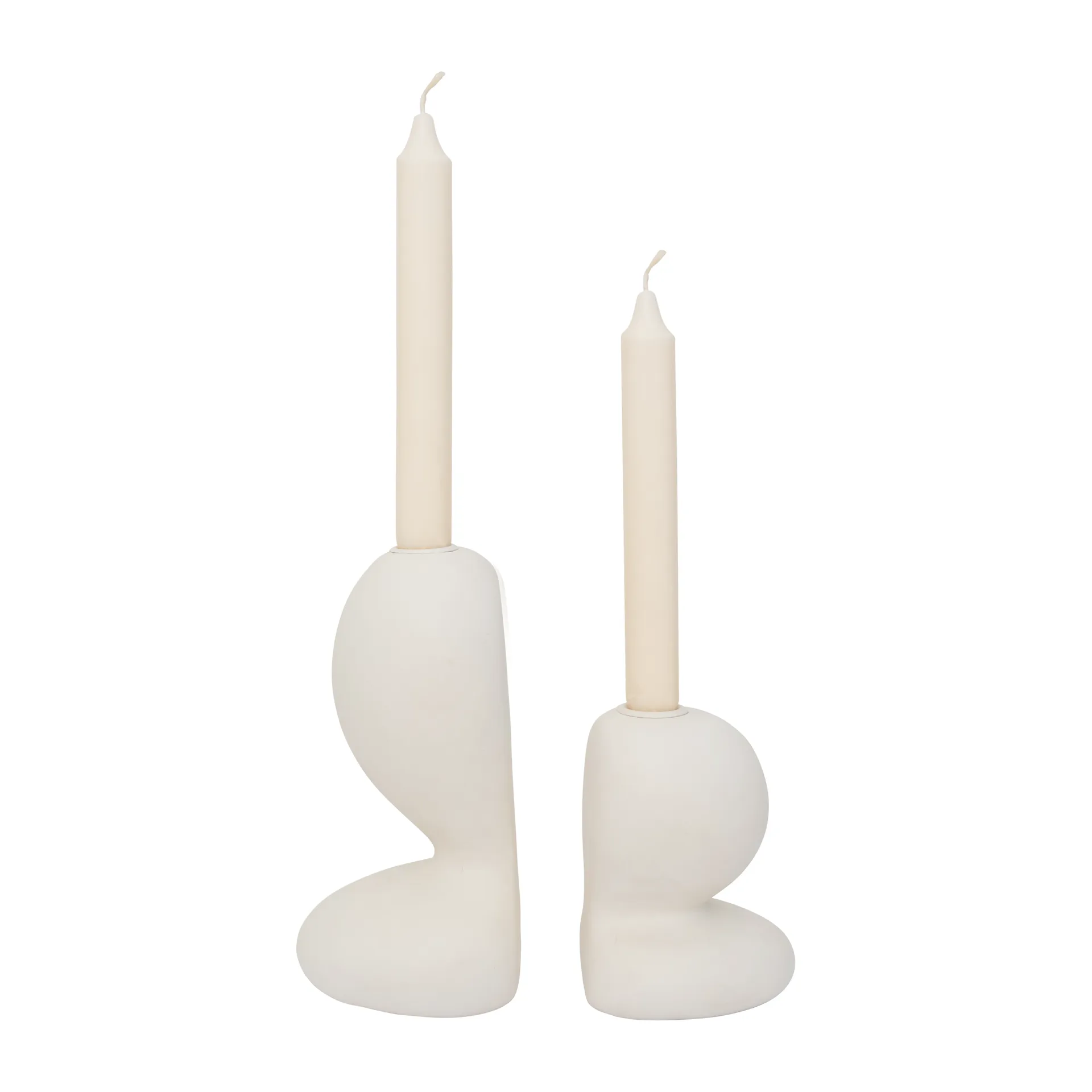 Candelabros Chou 2 piezas, Blanco URBAN NATURE CULTURE