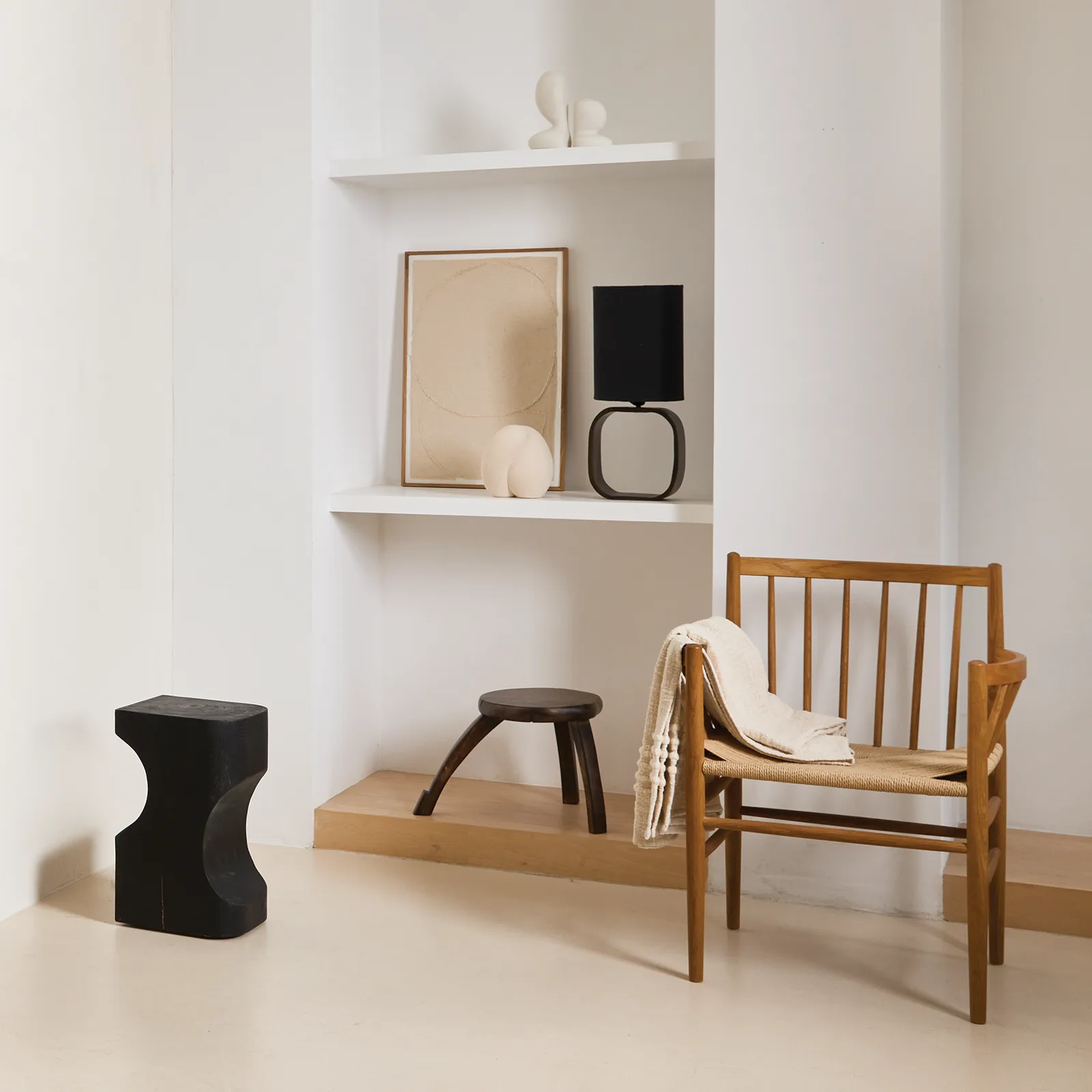 Candelabros Chou 2 piezas, Blanco URBAN NATURE CULTURE