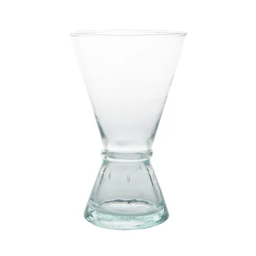 Copa de vino vidrio reciclado mediana - transparente-verde - URBAN NATURE CULTURE