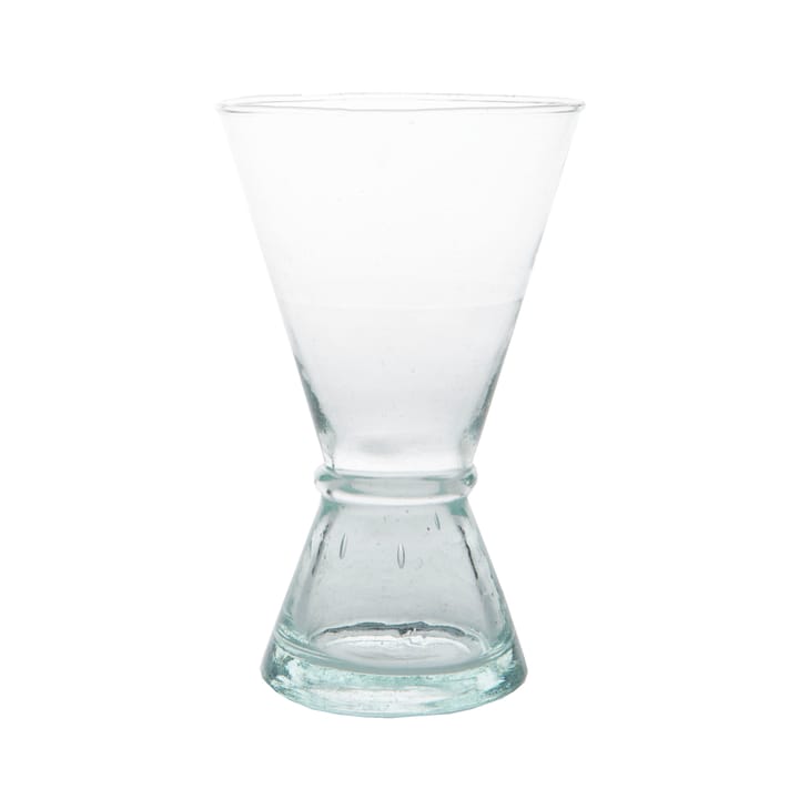 Copa de vino vidrio reciclado mediana - transparente-verde - URBAN NATURE CULTURE