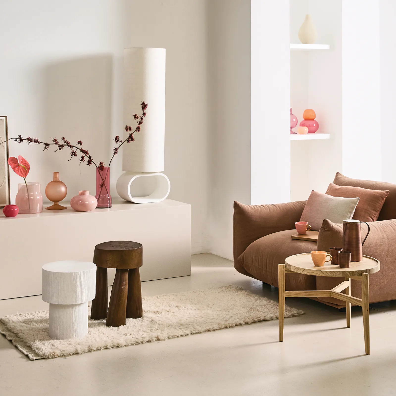 Jarrón Bodii 19,5 cm, Peach wip URBAN NATURE CULTURE