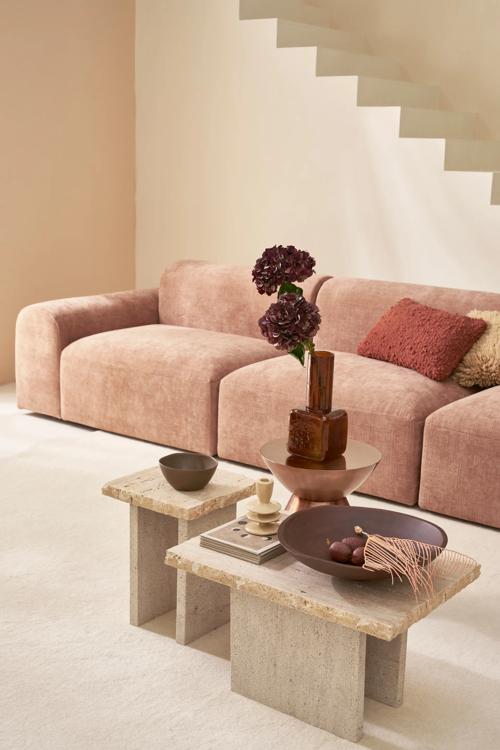 Jarrón Sora 30 cm, Golden brown URBAN NATURE CULTURE