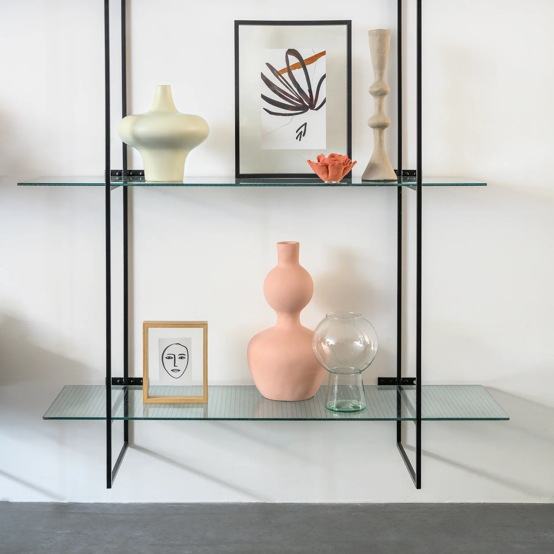 Jarrón UNC vidrio reciclado L 24,9 cm, Transparente URBAN NATURE CULTURE