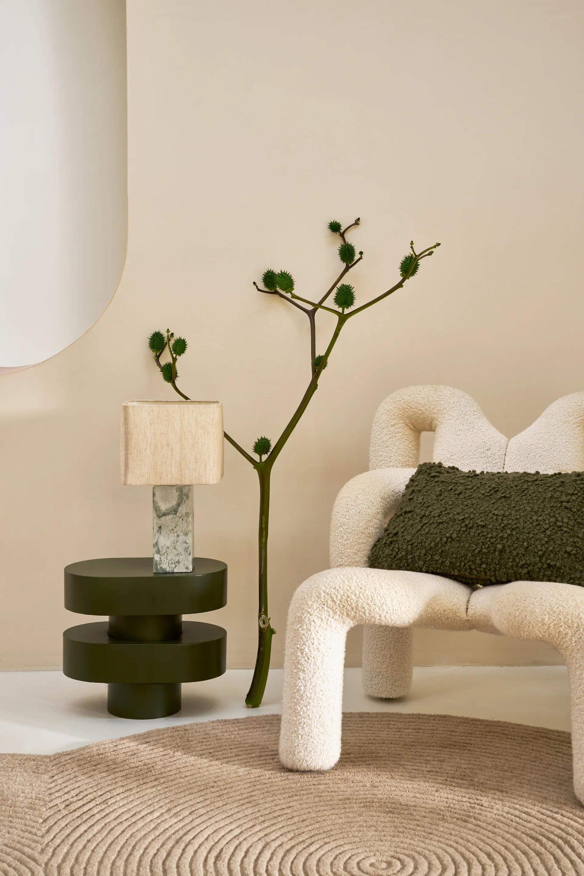 Lámpara de mesa Suvi 39 cm, Green URBAN NATURE CULTURE