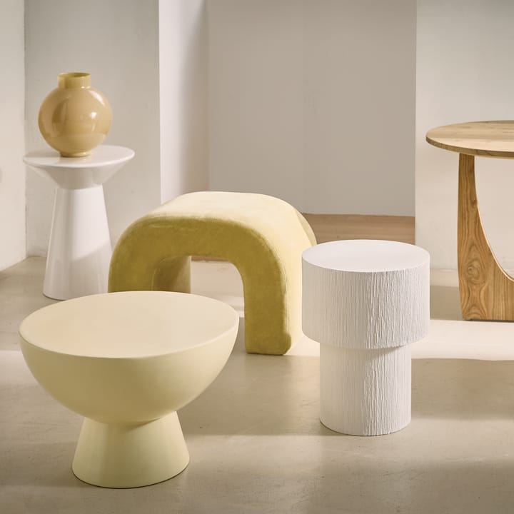 Mesa auxiliar Alezio Ø28,7 cm, Off white URBAN NATURE CULTURE