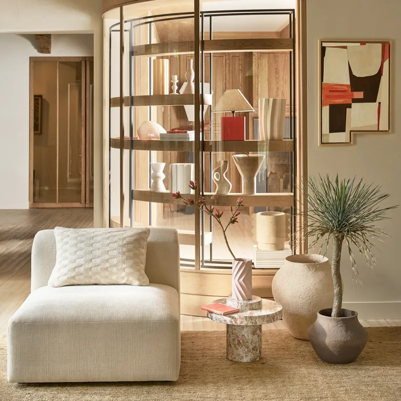 Mesa auxiliar Arco Ø45x34 cm, Brown URBAN NATURE CULTURE