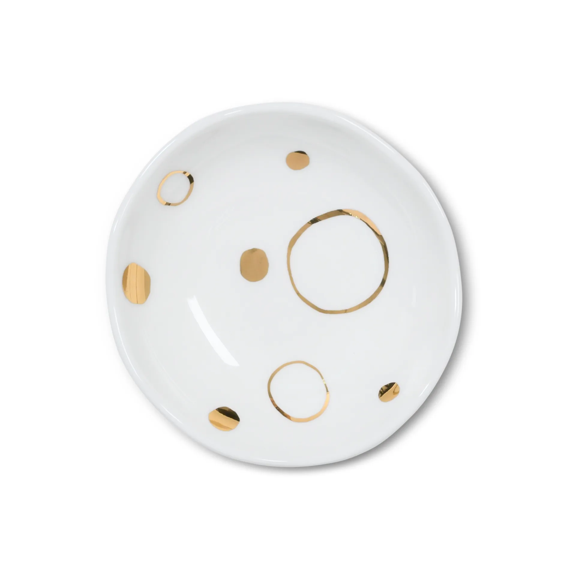 Platillo Good Morning 10x10,5 cm oro, Circle Gold URBAN NATURE CULTURE