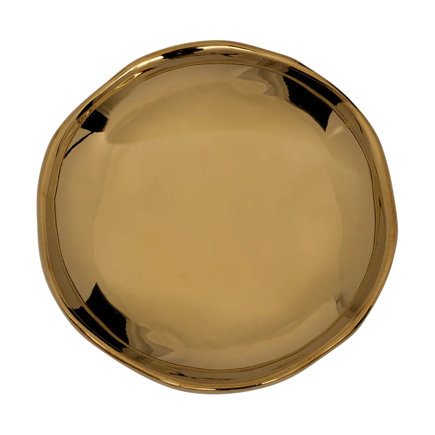Platillo Good Morning small Ø9 cm, Gold URBAN NATURE CULTURE