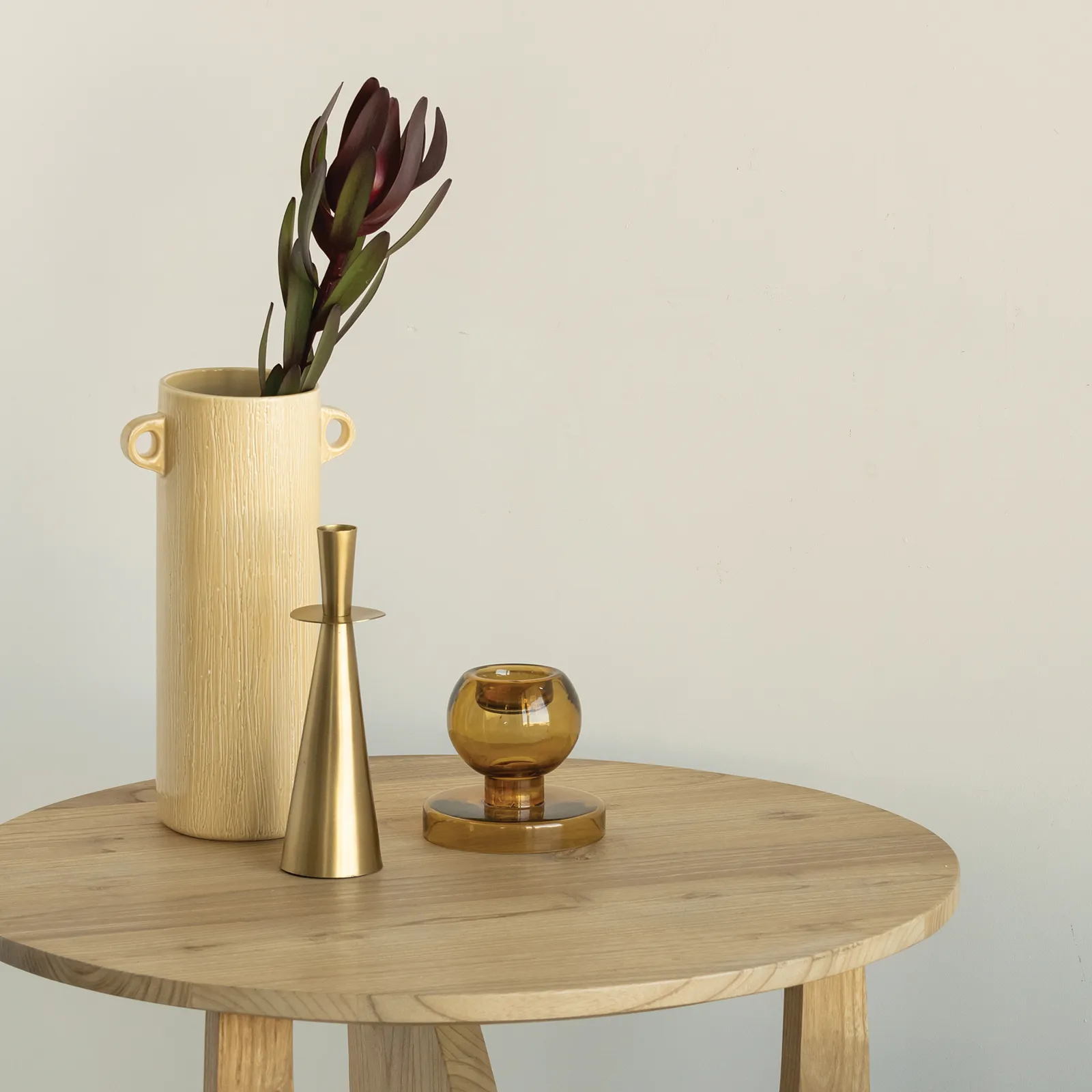 Portavelas/Candelabro Both Sides Ø11 cm, Wood trush URBAN NATURE CULTURE