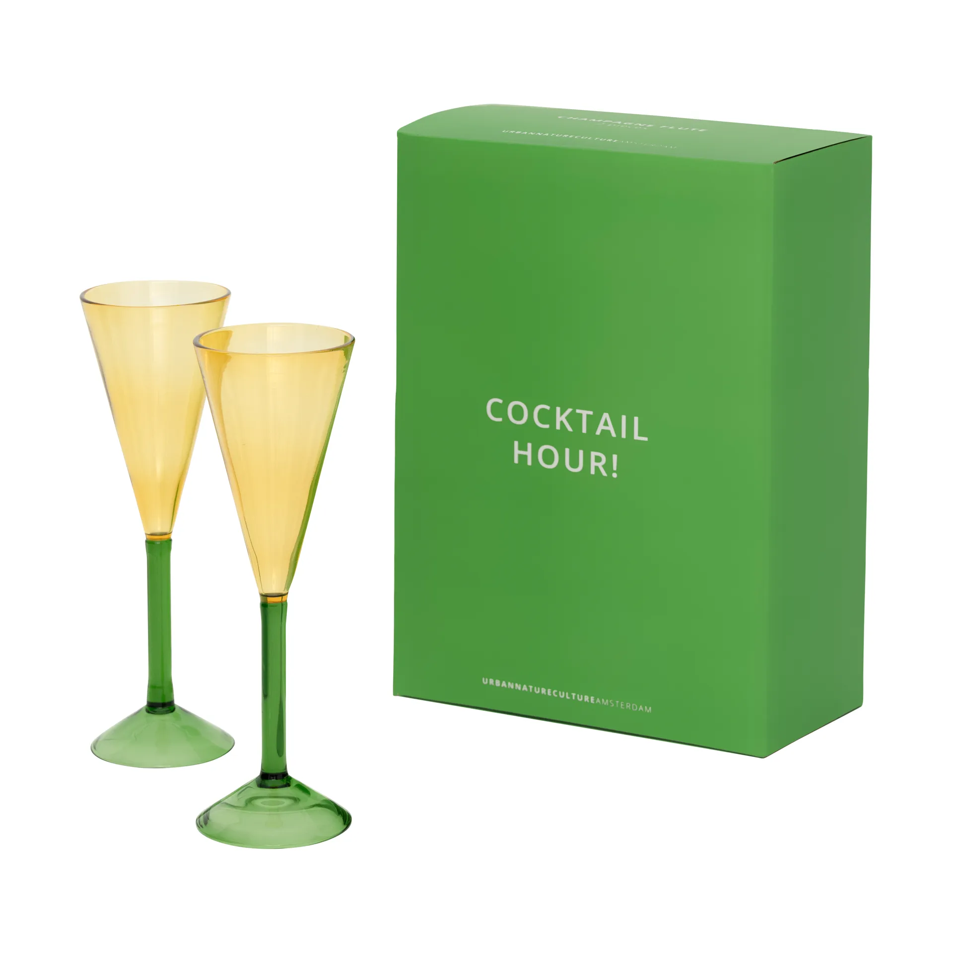 Set de regalo de copas de champán Urban Nature Culture, 2-pack, Pink URBAN NATURE CULTURE