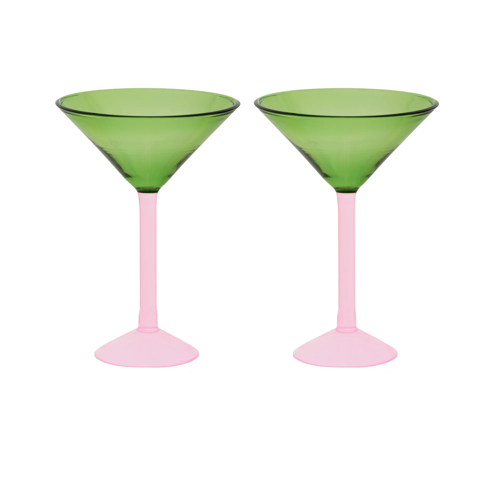 Set de regalo de copas de martini Urban Nature Culture, 2-pack, Green URBAN NATURE CULTURE