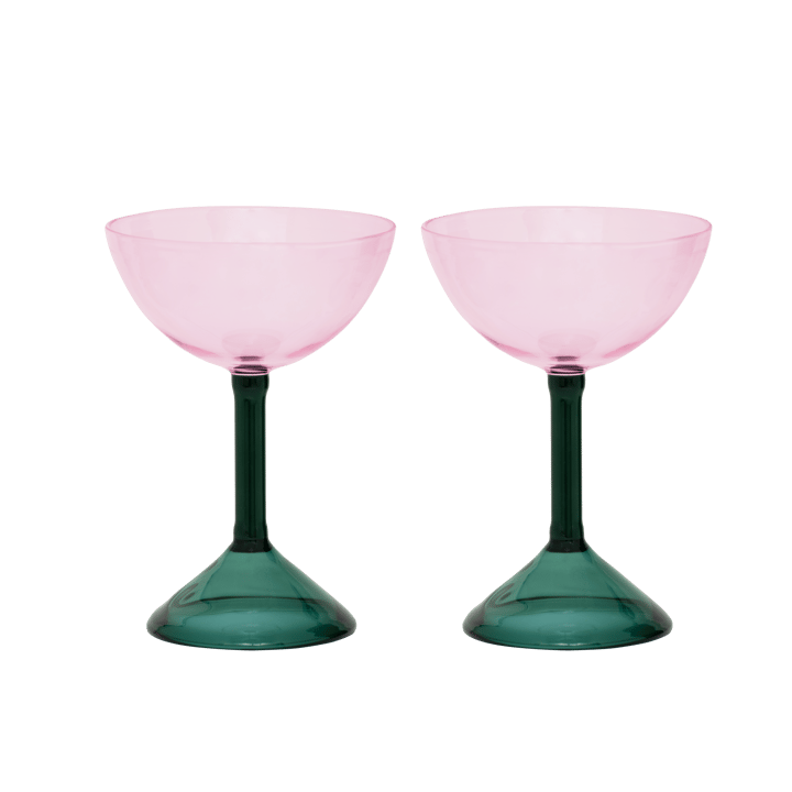 Set de regalo de copas Urban Nature Culture, 2-pack - Pink - URBAN NATURE CULTURE