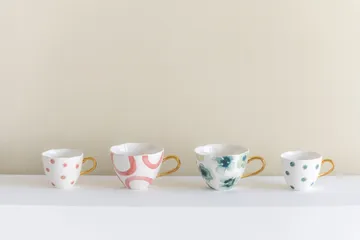 Taza Good Morning cappuccino 30 cl blanco - Happiness - URBAN NATURE CULTURE