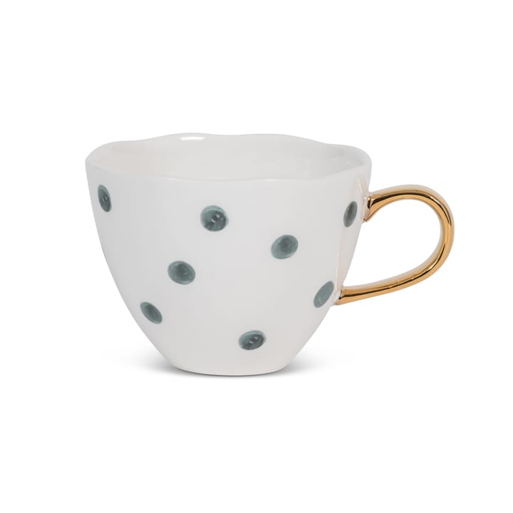 Taza Good Morning cappuccino 30 cl blanco - Small dots - URBAN NATURE CULTURE