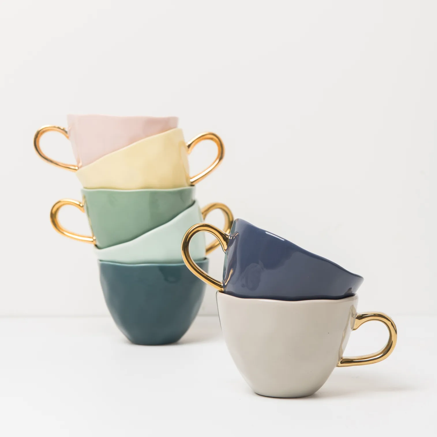 Taza Good Morning Cappuccino 30 cl, Blue green URBAN NATURE CULTURE