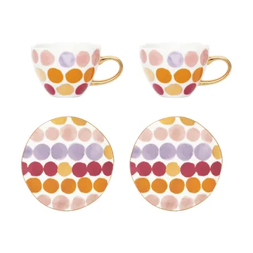 Taza Good Morning Cappuccino con plato 4 piezas - Prickig - URBAN NATURE CULTURE