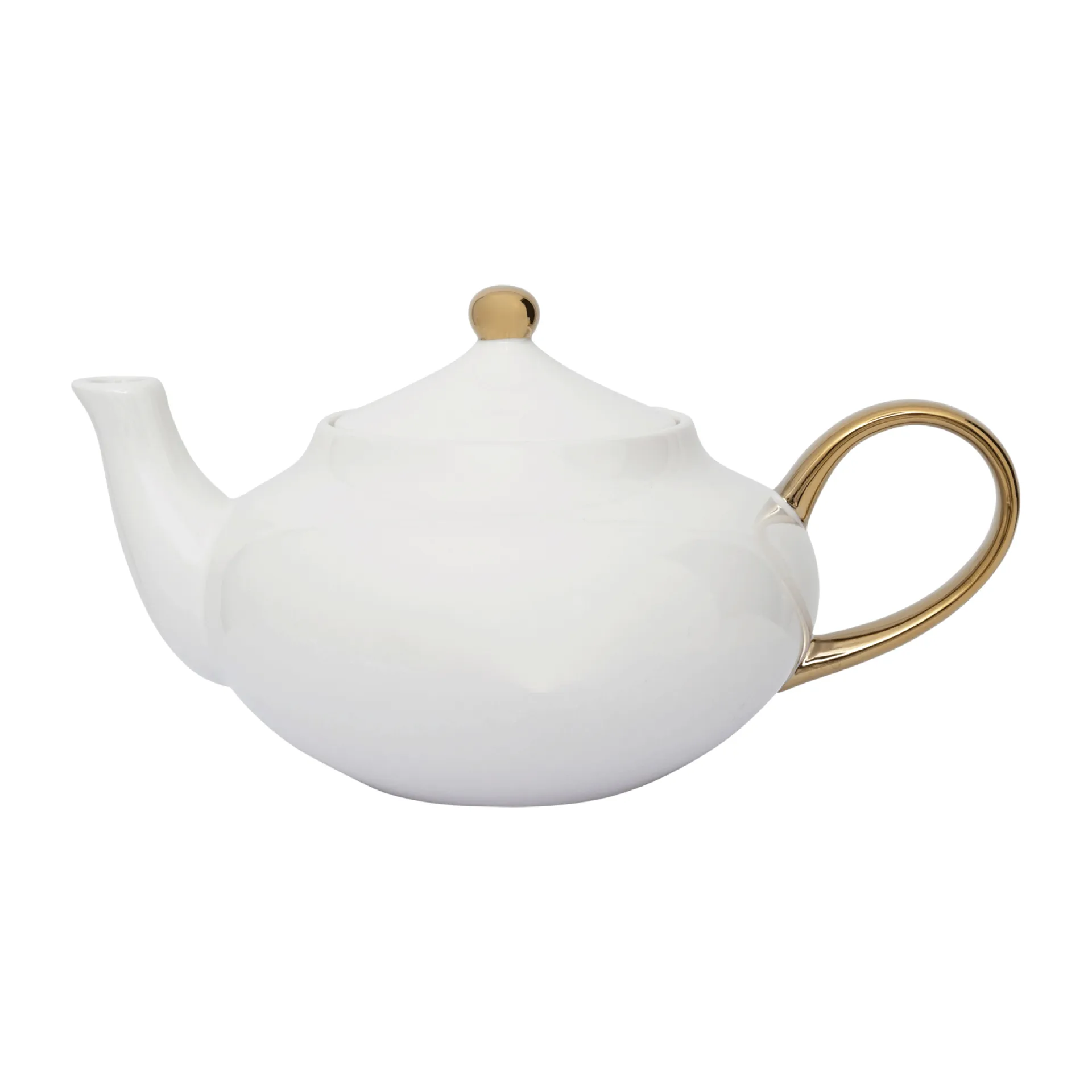 Tetera Good Morning 1,25 L, White-gold URBAN NATURE CULTURE