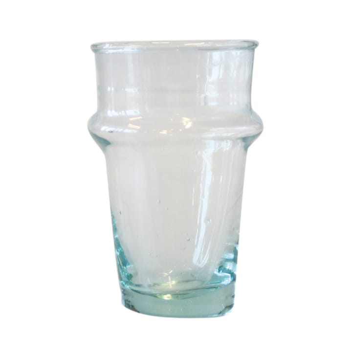 Vaso para beber vidrio reciclado grande - transparente-verde - URBAN NATURE CULTURE