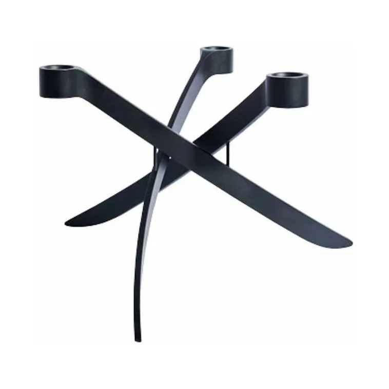 Candelabro Uyuni Lightarch mini 3 brazos, Negro mate Uyuni Lighting