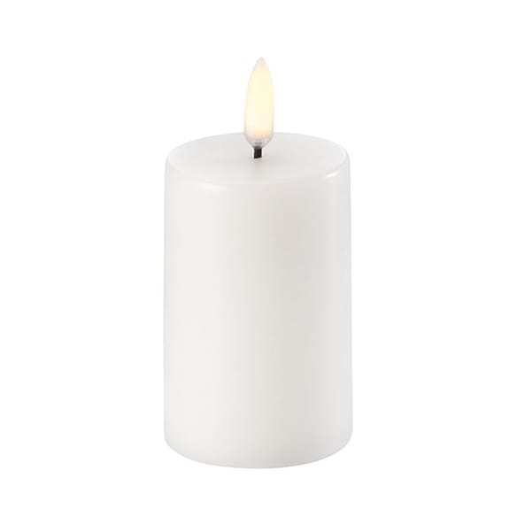 Vela gruesa LED Uyuni blanco Ø5 cm - 7,5 cm - Uyuni Lighting