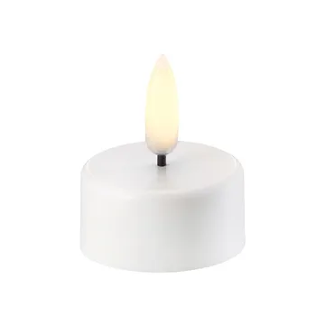 Vela pequeña LED Uyuni blanca - Ø3,8 cm - Uyuni Lighting