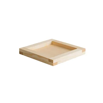 009 Tray bandeja - Pino aceitado, 33x33x6 cm - Vaarnii