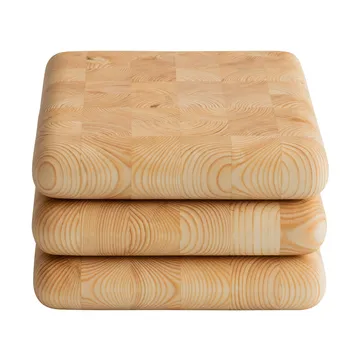 019 Syy Chopping Board tabla de cortar - Pino tratado con aceite de parafina, mediano 26x35x5 cm - Vaarnii