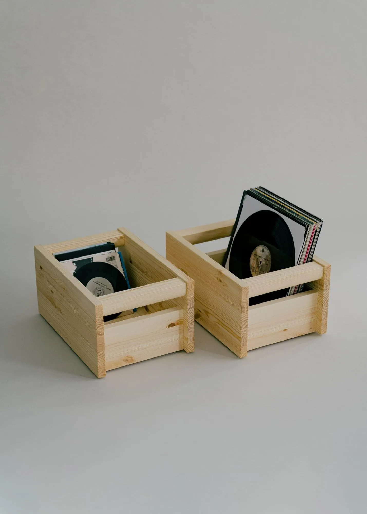 020 Koppa Crate caja de almacenamiento, Pino aceitado con aceite-cera, pequeño 29x43x22 cm Vaarnii