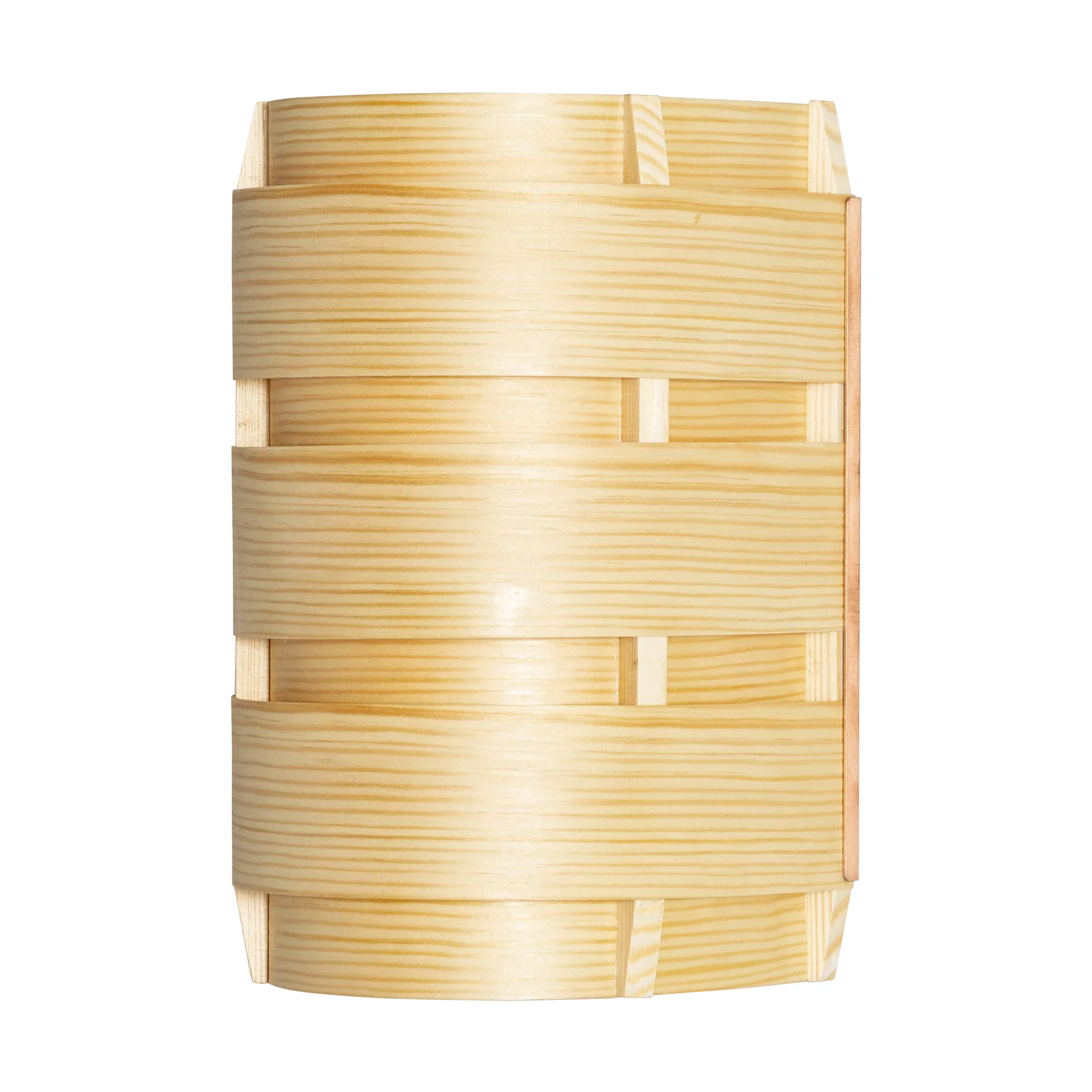 1004 Hans Wall Light, Pino aceitado y encerado mate, 16x24 cm Vaarnii