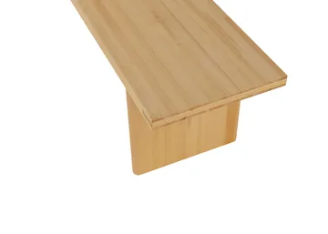 Banco 012 Kolmio Bench - Pino aceitado y encerado mate, 176x42x45 cm - Vaarnii